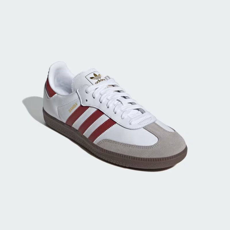 Adidas Samba OG Cloud White & Preloved Ruby