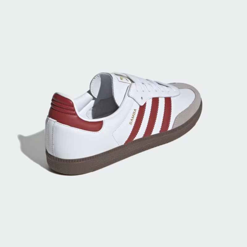Adidas Samba OG Cloud White & Preloved Ruby