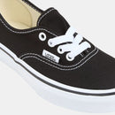 Vans Authentic Kid's Black & True White