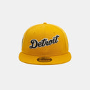 New Era Detroit Tigers Wordmark Patch 9FIFTY Yellow