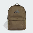 Adidas Classic 3 Bar Logo Backpack Olive Strata