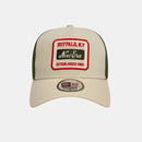 New Era Patch 9FORTY A-Frame Trucker Beige
