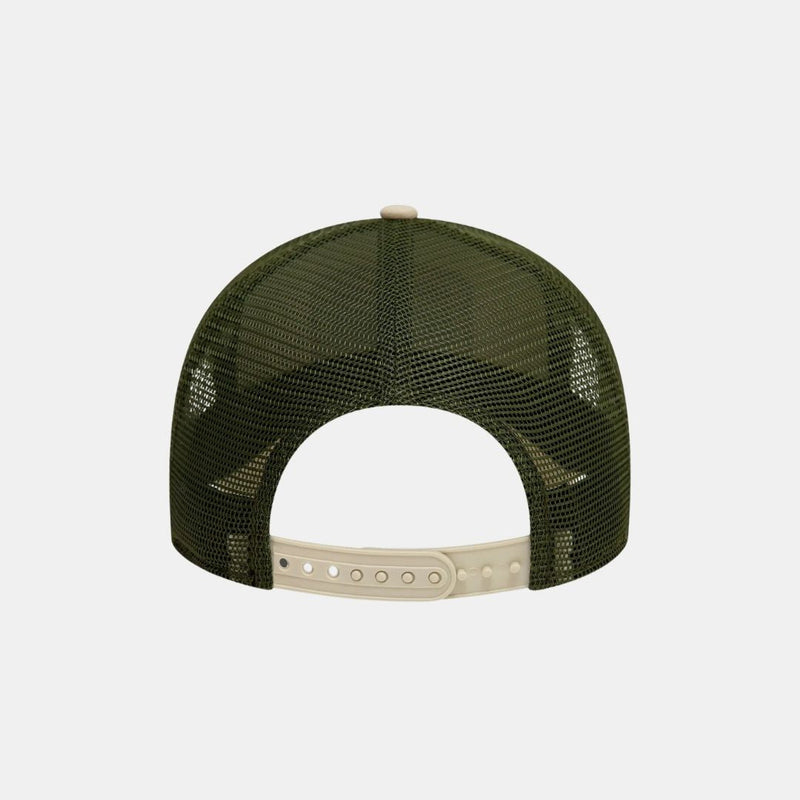 New Era Patch 9FORTY A-Frame Trucker Beige
