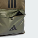 Adidas Classic Back To School 3 Stripes Backpack Olive Strata