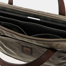 Filson Tin Cloth Compact Briefcase Otter Green