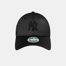 New Era New York Yankees Satin 9FORTY Black Women's