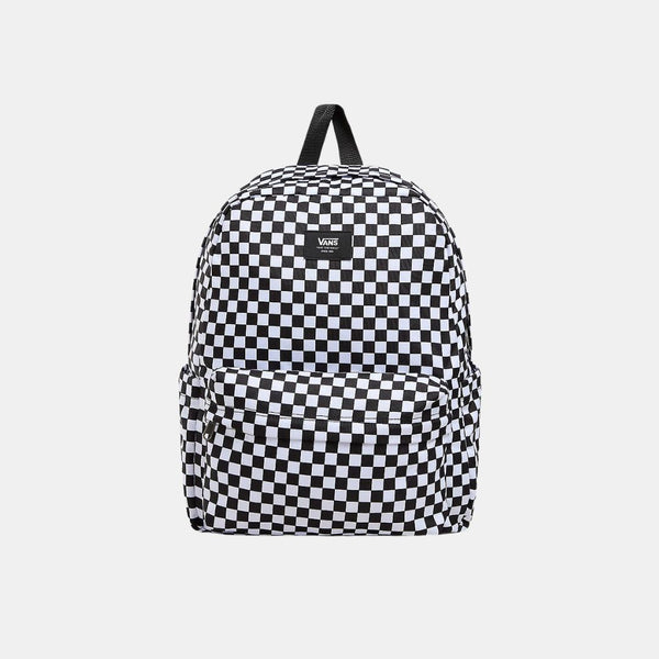 Vans Old Skool Check Backpack Black White