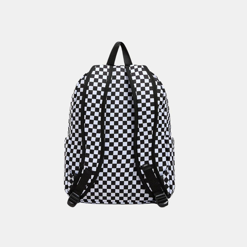 Vans Old Skool Check Backpack Black White