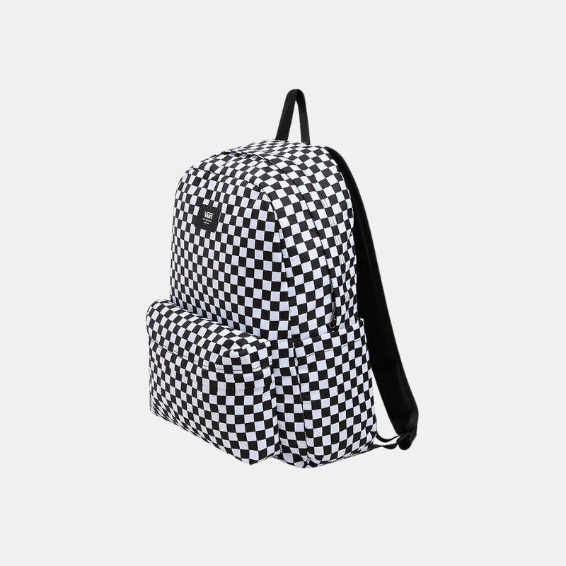 Vans Old Skool Check Backpack Black White