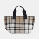 Barbour Layla Tartan Mini Tote Bag Rosewood Tartan