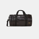 Fred Perry Tonal Classic Barrel Bag Black Gold