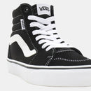 Vans Men's Filmore Hi Suede Canvas Black White