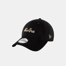 New Era Script Cord Black 39THIRTY Stretch Fit Cap