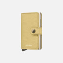 Secrid Mini Wallet Pebble Butter Yellow