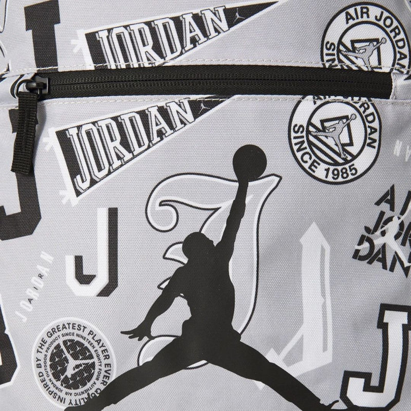 Jordan Air School Backpack Black Wolf Grey
