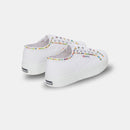 Superga Women's 2740 Multicolor Beads White