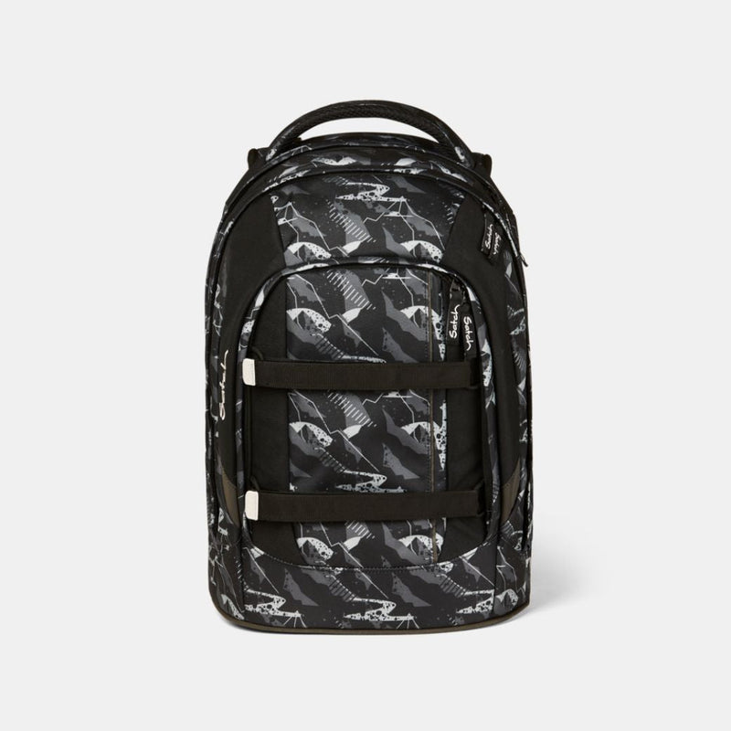 Satch Pack Mountain Grid Black