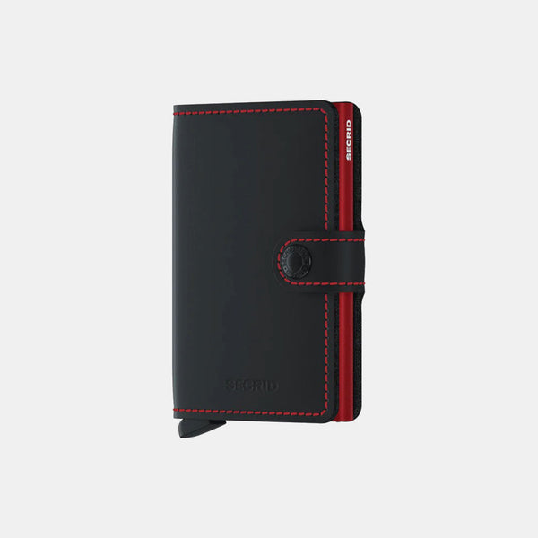 Secrid Mini Wallet Mate Black Red