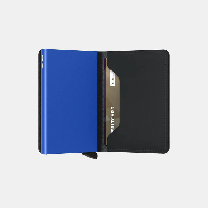 Secrid Slim Wallet Black Blue