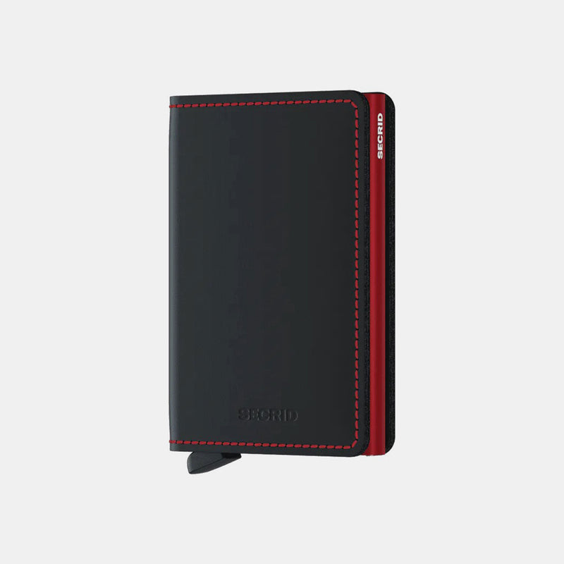 Secrid Slim Wallet Black Red