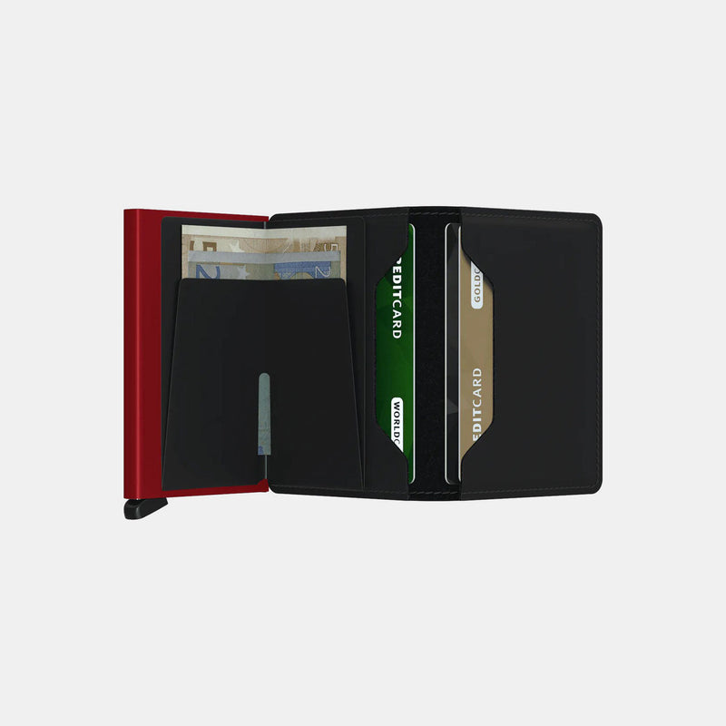 Secrid Slim Wallet Black Red